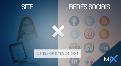 Mix Internet | Agência Digital em Natal/RN. Empresa de Rede Social, Gerenciamento de Rede Social Corporativa, Agência de Mídias Sociais - Site Institucional x Redes sociais. O melhor é ficar com os dois